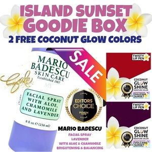 GOODIE BOX Mario Badescu Lavender Facial Toner Spray 2X Coconut Glow Shine